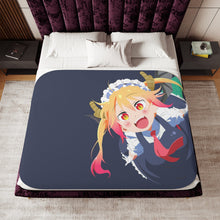 Load image into Gallery viewer, Tooru - Kobayashi-san chi no Maid Dragon Ver. 4 Sherpa Blanket