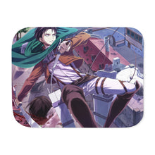 Load image into Gallery viewer, Anime Attack On Titan Sherpa Blanket