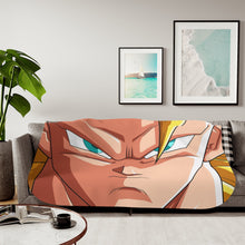 Load image into Gallery viewer, Goku SSJ3 Sherpa Blanket