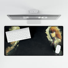 Load image into Gallery viewer, Okabe and Kurisu Mouse Pad (Desk Mat)