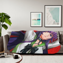 Load image into Gallery viewer, Highschool Of The Dead Sherpa Blanket