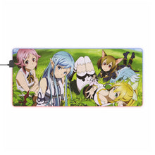 Load image into Gallery viewer, Sword Art Online Asuna Yuuki, Yui RGB LED Mouse Pad (Desk Mat)
