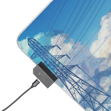 Load image into Gallery viewer, Infinite Stratos Houki Shinonono RGB LED Mouse Pad (Desk Mat)