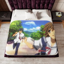 Load image into Gallery viewer, Anime Clannad Sherpa Blanket