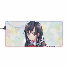 Load image into Gallery viewer, My Teen Romantic Comedy SNAFU Yukino Yukinoshita RGB LED Mouse Pad (Desk Mat)
