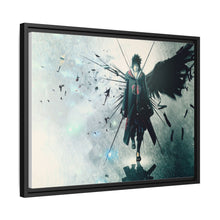 Load image into Gallery viewer, Saskey the hatred on its purest form Canvas Framed Art Print