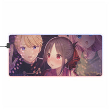 Load image into Gallery viewer, Kaguya-sama: Love is War Kaguya Shinomiya, Chika Fujiwara, Miyuki Shirogane RGB LED Mouse Pad (Desk Mat)