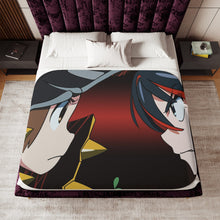 Load image into Gallery viewer, Mako and Ryuko Sherpa Blanket