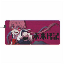 Load image into Gallery viewer, Mirai Nikki Yuno Gasai RGB LED Mouse Pad (Desk Mat)