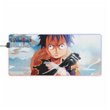Load image into Gallery viewer, One Piece Monkey D. Luffy RGB LED Mouse Pad (Desk Mat)