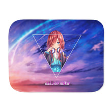 Load image into Gallery viewer, Nakano miku Sherpa Blanket