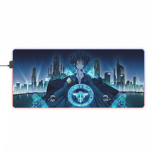 Load image into Gallery viewer, Akane Tsunemori with The dominators RGB LED Mouse Pad (Desk Mat)