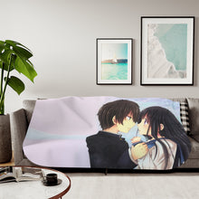 Load image into Gallery viewer, Eru Chitanda And Hōtarō Oreki Sherpa Blanket