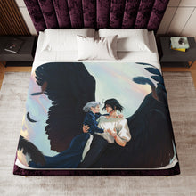 Load image into Gallery viewer, Anime Howl's Moving Castle Sherpa Blanket