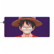 Load image into Gallery viewer, One Piece Monkey D. Luffy RGB LED Mouse Pad (Desk Mat)