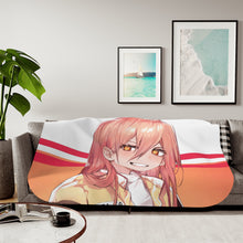 Load image into Gallery viewer, Anime Chainsaw Man Sherpa Blanket