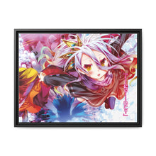 Load image into Gallery viewer, Shiro & Sora Canvas Framed Art Print