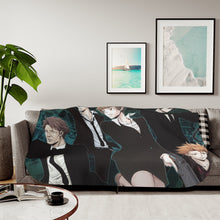 Load image into Gallery viewer, Psycho- Pass Main Members Sherpa Blanket