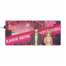 Load image into Gallery viewer, Amagi Brilliant Park Isuzu Sento, Seiya Kanie RGB LED Mouse Pad (Desk Mat)