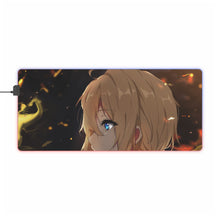 Load image into Gallery viewer, Violet Evergarden RGB LED Mouse Pad (Desk Mat)