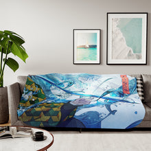 Load image into Gallery viewer, Anime Demon Slayer: Kimetsu no Yaiba Sherpa Blanket