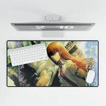 Load image into Gallery viewer, Makise Kurisu & Rintaro Okabe Mouse Pad (Desk Mat)