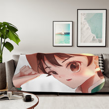 Load image into Gallery viewer, Anime Howl's Moving Castle Sherpa Blanket