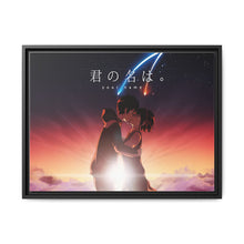 Load image into Gallery viewer, Your Name. Canvas Framed Art Print