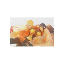 Load image into Gallery viewer, Hinata Hyuga Naruto Uzumaki Boruto Uzumaki and Himawari Uzumaki Rug