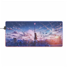 Load image into Gallery viewer, Anime City RGB LED Mouse Pad (Desk Mat)