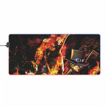 Load image into Gallery viewer, The burning blood of three brothers RGB LED Mouse Pad (Desk Mat)