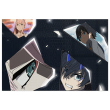 Load image into Gallery viewer, Hiro and Zero Two Moments In Broken Glass Jigsaw Puzzle
