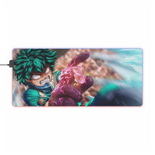 Load image into Gallery viewer, Izuku Midoriya (Deku) RGB LED Mouse Pad (Desk Mat)