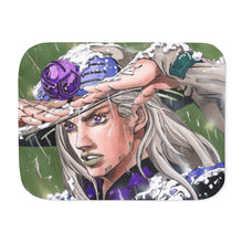 Load image into Gallery viewer, JoJo's Bizarre Adventure: Steel Ball Run - Gyro Zeppeli Sherpa Blanket