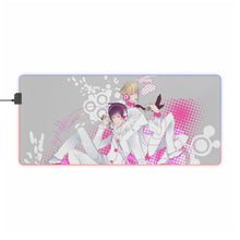 Load image into Gallery viewer, Durarara!! Izaya Orihara, Shizuo Heiwajima RGB LED Mouse Pad (Desk Mat)