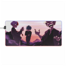 Load image into Gallery viewer, My Hero Academia Izuku Midoriya, Katsuki Bakugou RGB LED Mouse Pad (Desk Mat)