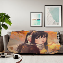 Load image into Gallery viewer, Kana Kimishima Face Sherpa Blanket