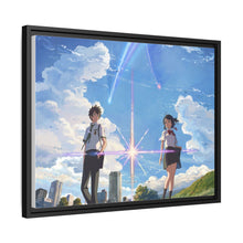 Load image into Gallery viewer, Taki and Mitsuha (Your Name) Canvas Framed Art Print