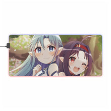 Load image into Gallery viewer, Sword Art Online RGB LED Mouse Pad (Desk Mat)