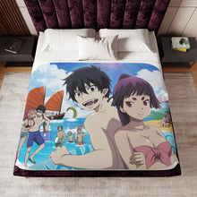 Load image into Gallery viewer, Ao No Exorcist Sherpa Blanket