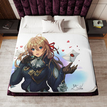 Load image into Gallery viewer, Violet Evergarden Sherpa Blanket