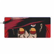 Load image into Gallery viewer, Hellsing Alucard RGB LED Mouse Pad (Desk Mat)