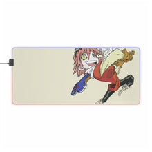 Load image into Gallery viewer, FLCL Haruko Haruhara RGB LED Mouse Pad (Desk Mat)