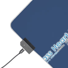 Load image into Gallery viewer, Glass Heart Princess RGB LED Mouse Pad (Desk Mat)