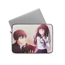 Load image into Gallery viewer, Eru Chitanda And Hōtarō Oreki Looking each other Laptop Sleeve
