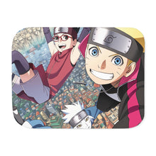 Load image into Gallery viewer, Boruto Sherpa Blanket