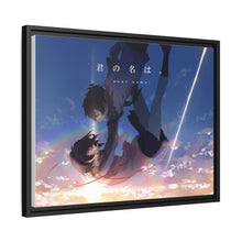 Load image into Gallery viewer, Taki and Mitsuha (Your Name) Canvas Framed Art Print