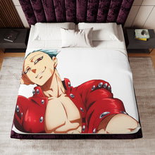 Load image into Gallery viewer, Anime The Seven Deadly Sins Sherpa Blanket