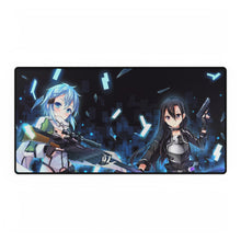 Load image into Gallery viewer, Kirito and Sinon Mouse Pad (Desk Mat)