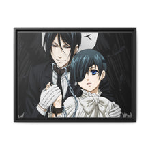 Load image into Gallery viewer, Black Butler Canvas Framed Art Print